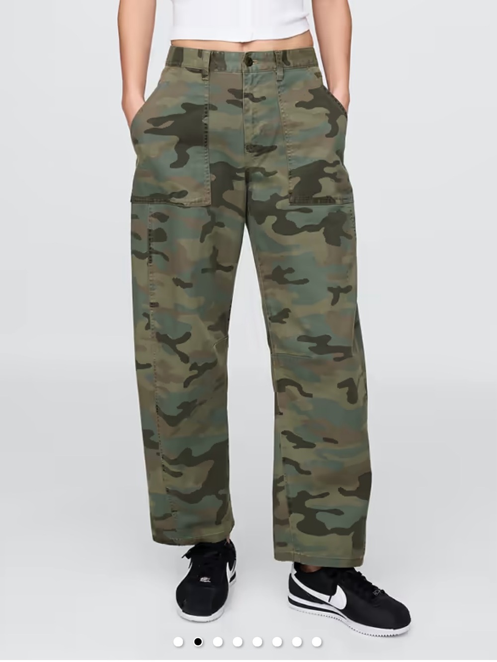Gap Barrel Pants Petite